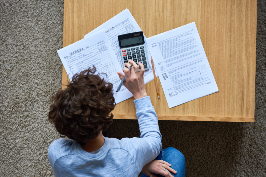Unfiled Tax Return Man